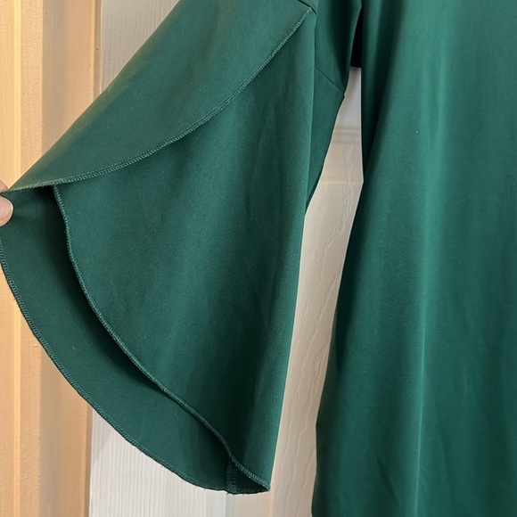 EUC Love2Mi Maternity Size Large 3/4 Sleeve Casual Green Maternity Top - Picture 7 of 8